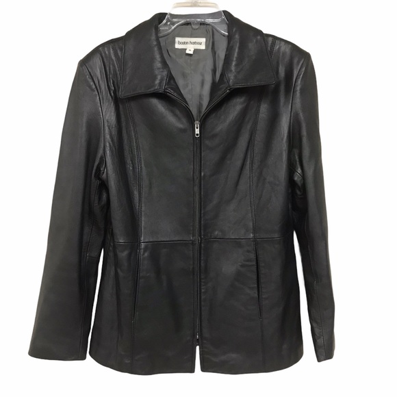 Boston Harbor Leather Coat